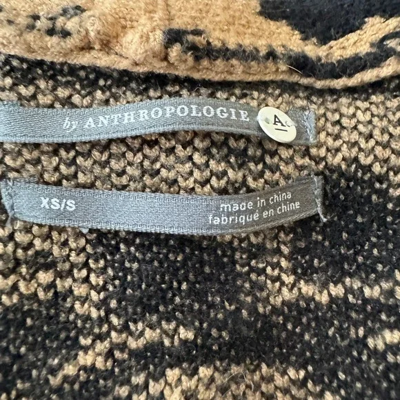 Anthropologie Lola Cocoon Cardigan Contrast Floral Sweater Size XS/S - Picture 10 of 13